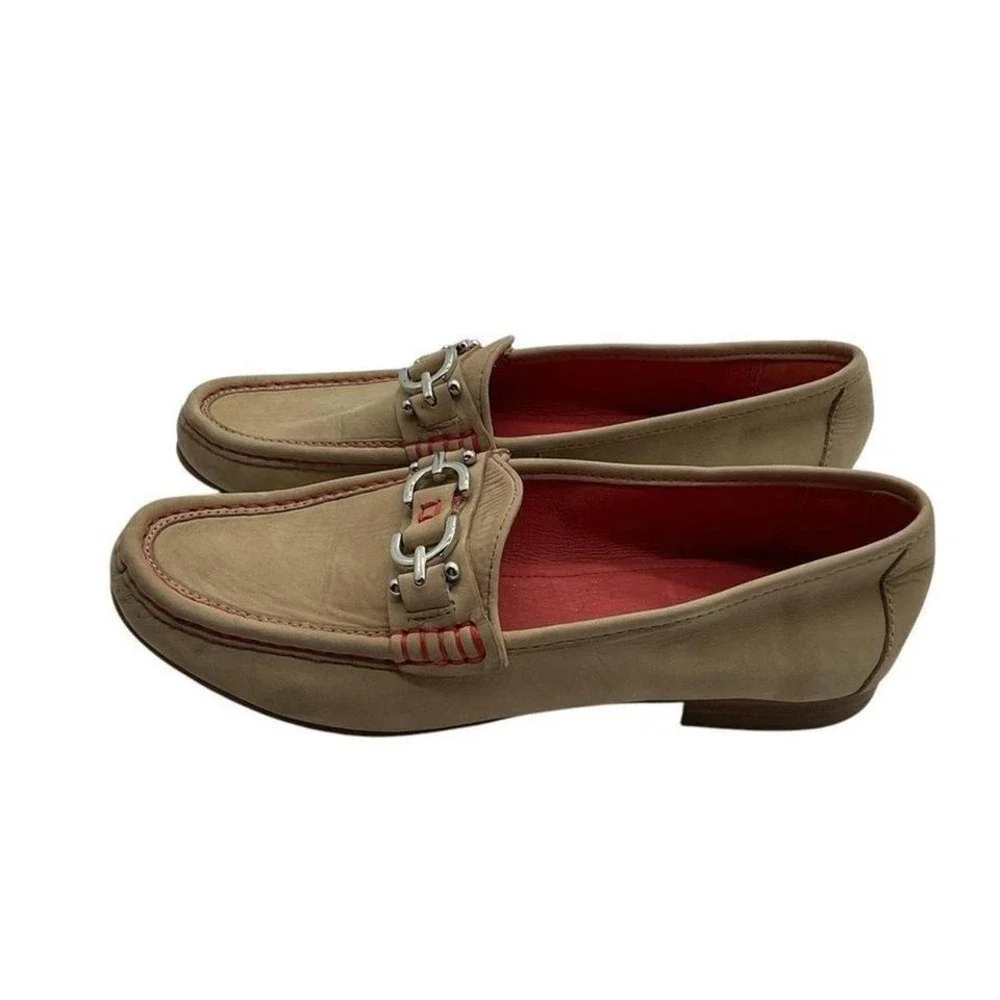 Donald J Pliner Leather Loafers Womans‎ Size 7.5M